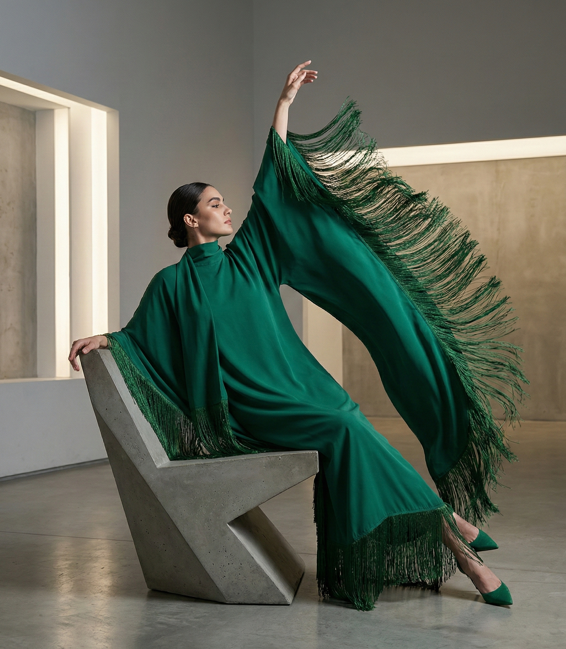 Abaya Palais d’Émeraude